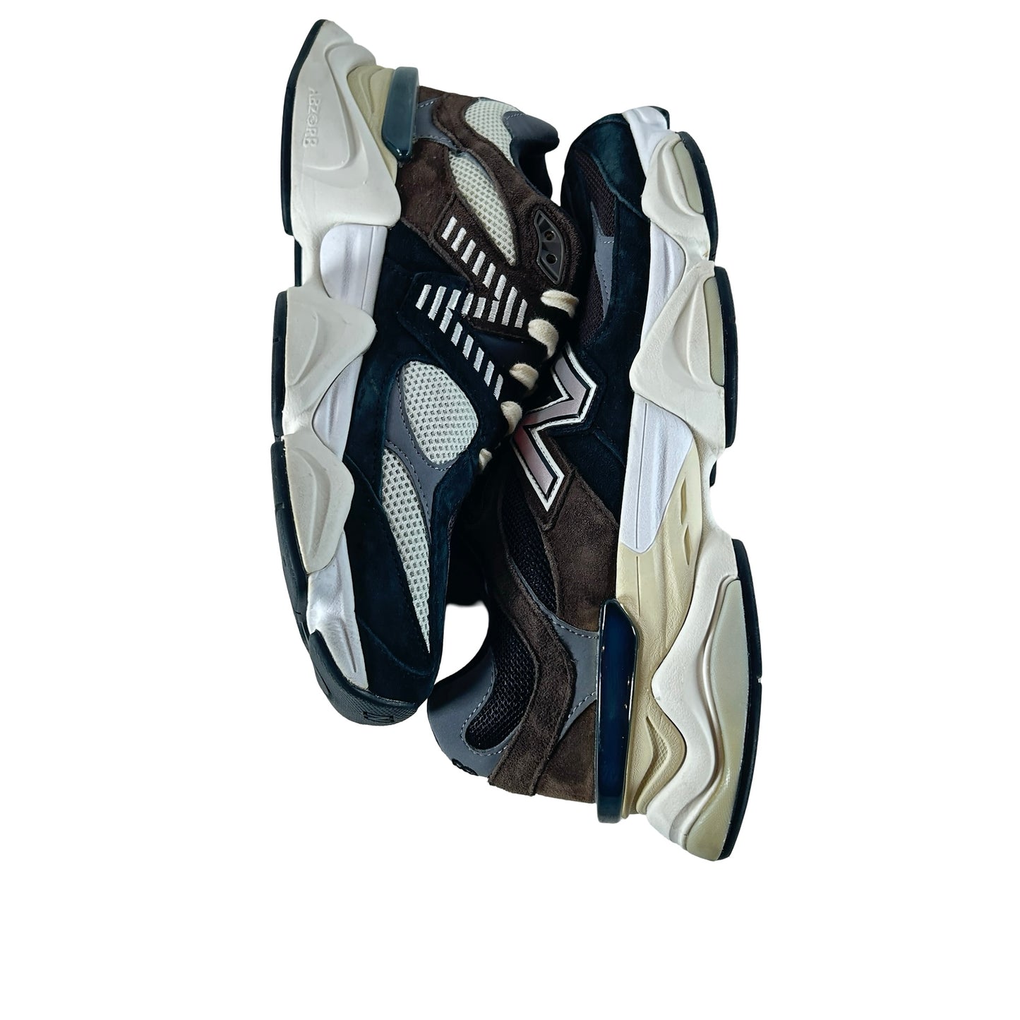 U9060BRN New Balance 9060 Brown Black [USED] - 10 M (Used) (No Box)