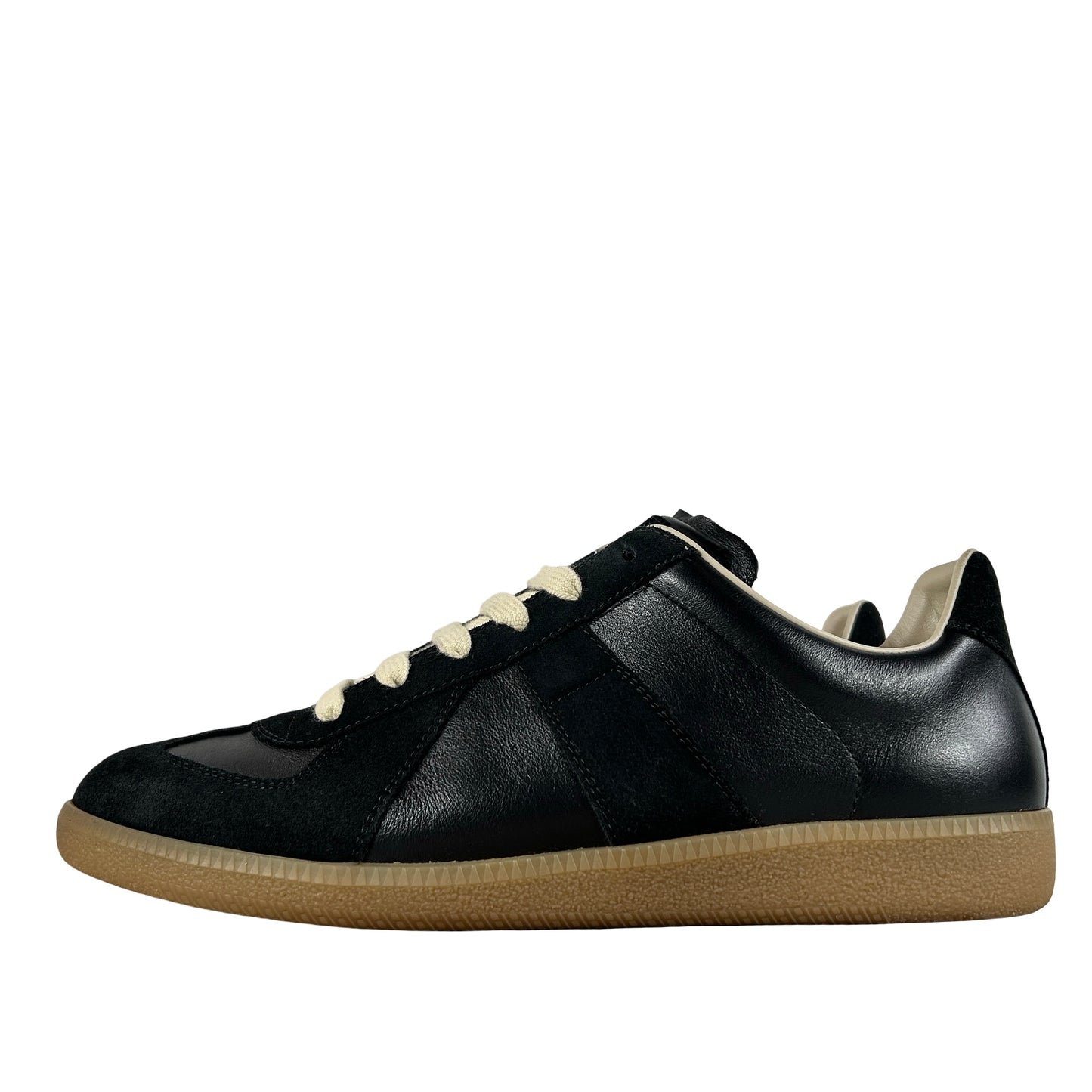 Maison Margiela Men's Replica Leather Low-Top Black [USED] - 43 EU (Used)