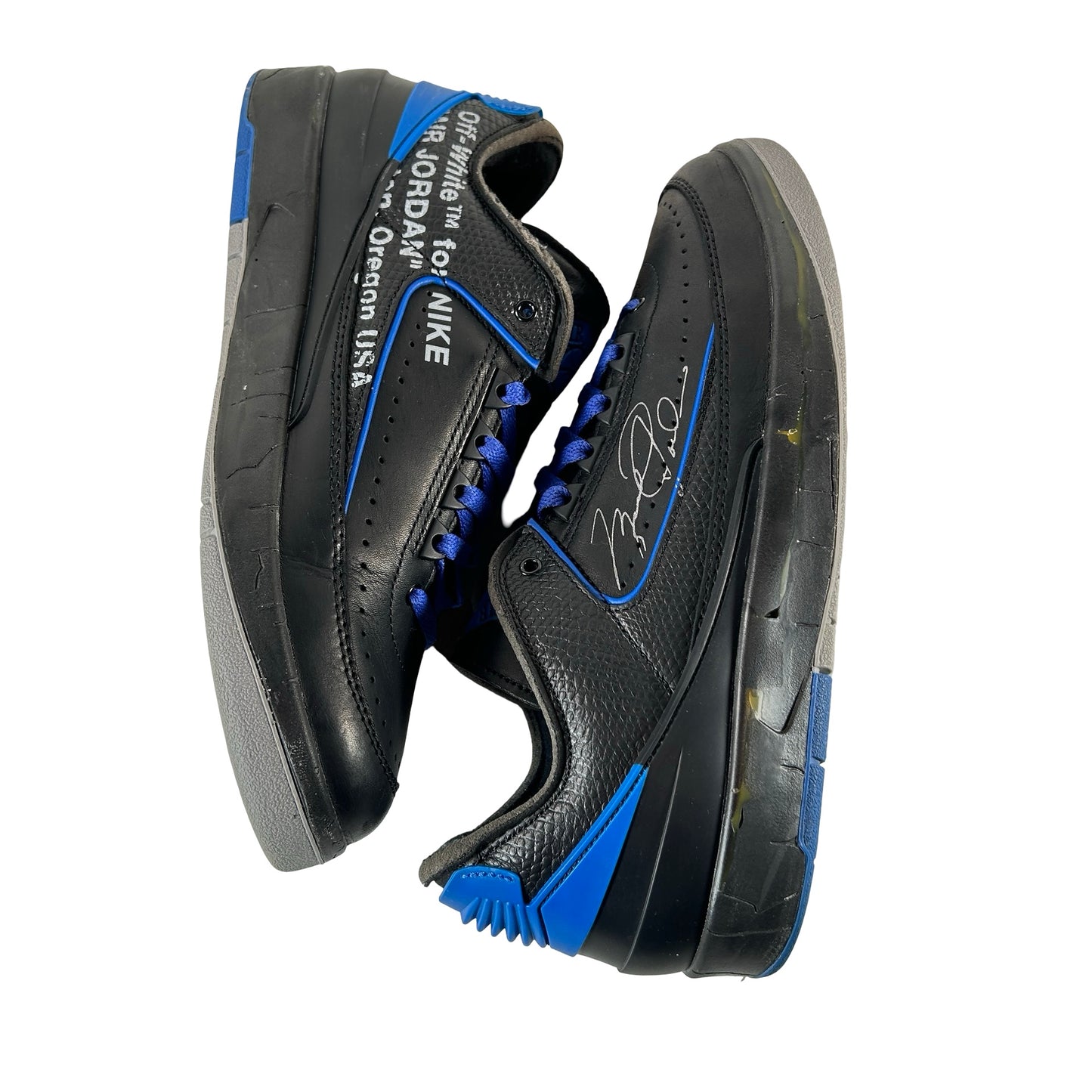 DJ4375 004 Jordan 2 Retro Low SP Off-White Black Blue [USED] - 9.5 M (Used2)