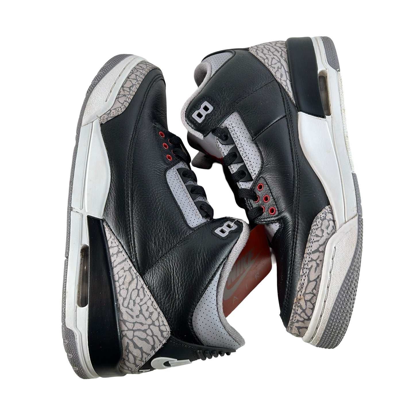 DN3707 010 Jordan 3 Retro Black Cement Reimagined (2024) [USED] - 9.5 M (Used) (Replace Box)