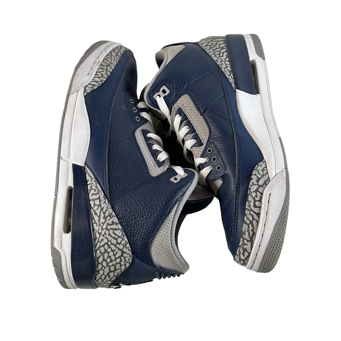 CT8532 401 Jordan 3 Georgetown [USED] - 10 M (Used) (No Box)