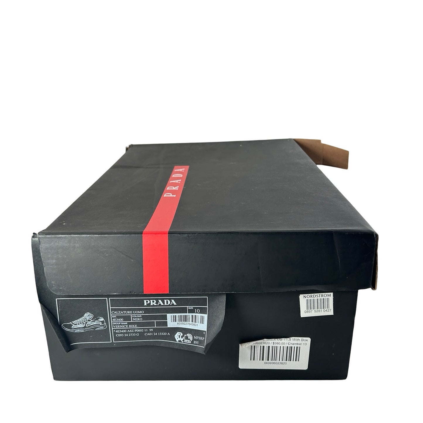 4E3400 ASZ F0002 Prada America's Cup Black [USED] - UK 10 / US 11 (Used)