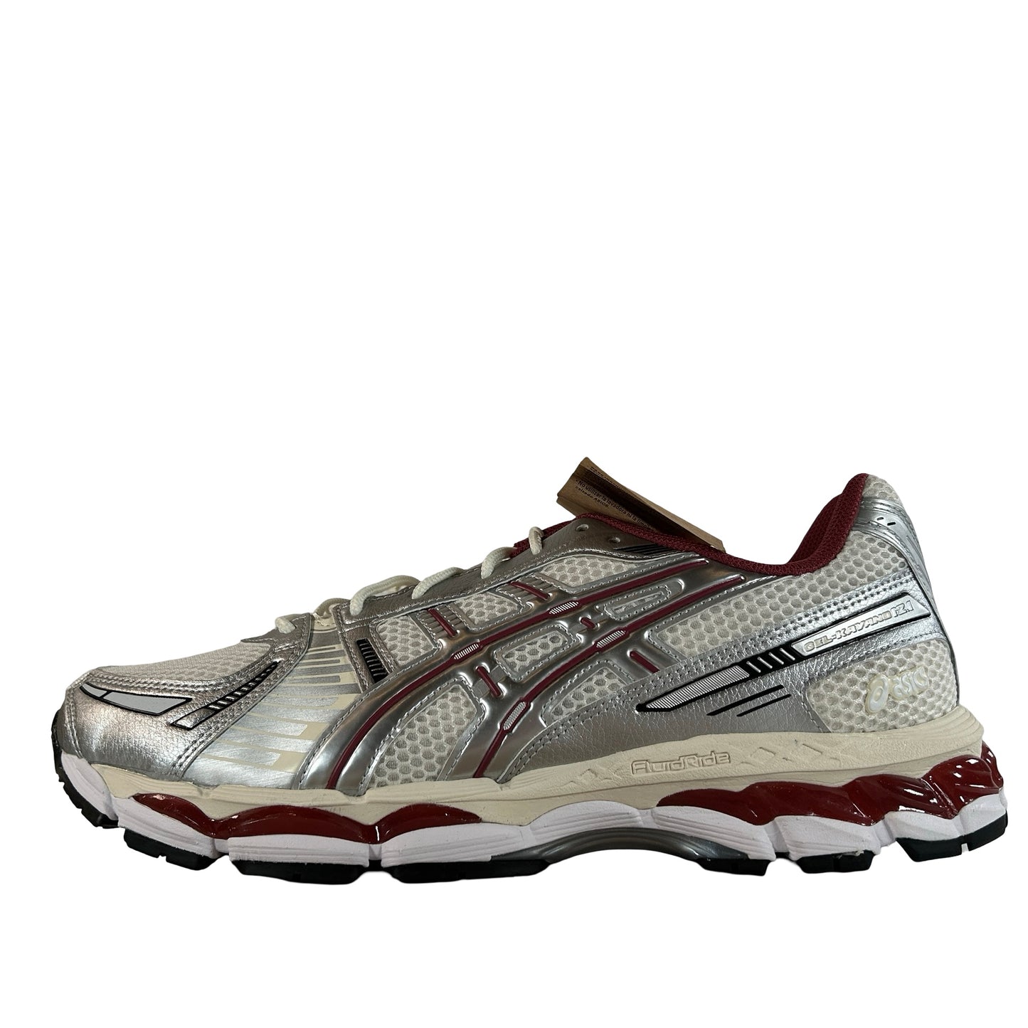 1203A759 102 ASICS Gel-Kayano 12.1 Silver Burgundy [USED] - 11.5 M (VNDS)