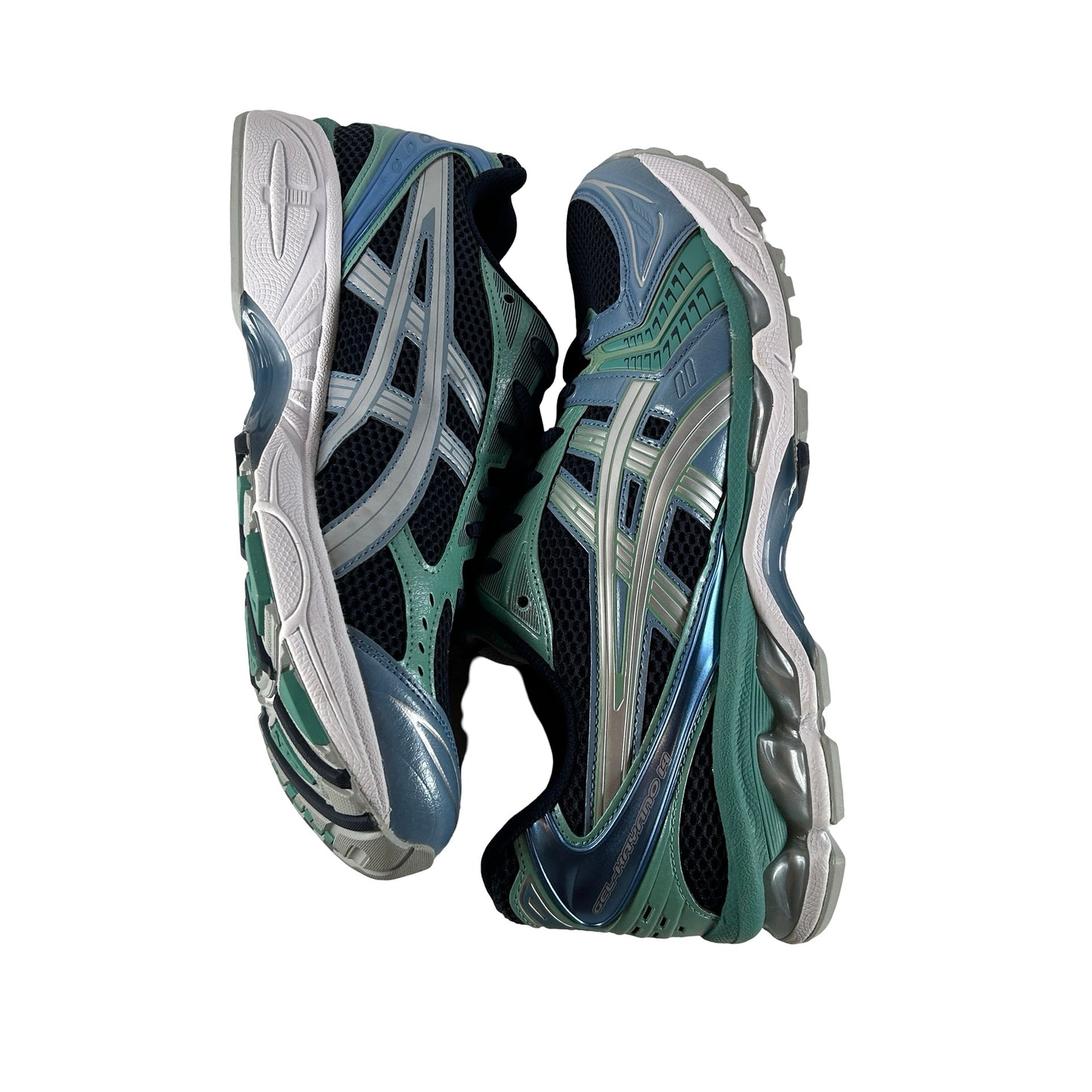 1201A019 402 ASICS Gel-Kayano 14 Midnight Blue Pure Silver Aqua [USED] - 11 M (Used) (Replace Box)