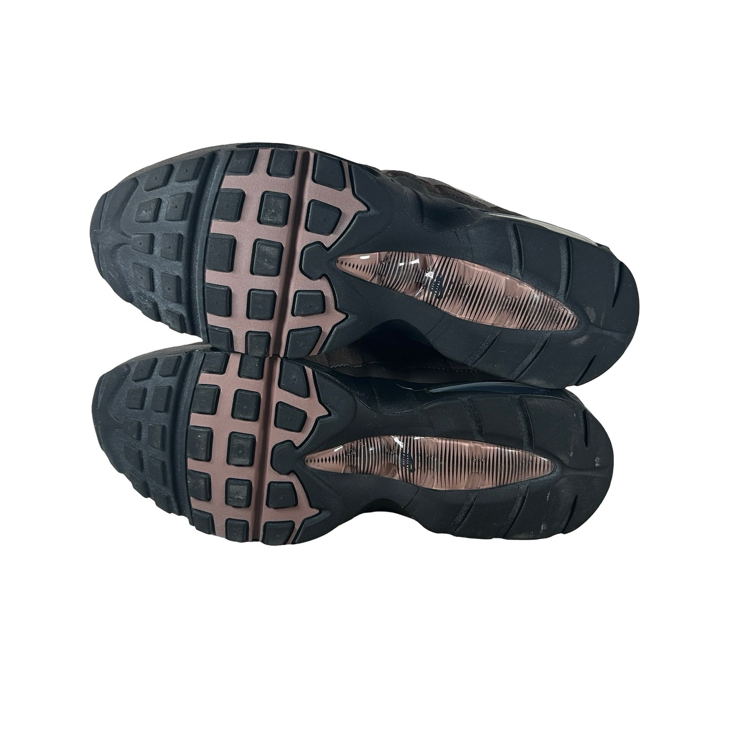 IB6396 200 Nike Air Max 95 OG Big Bubble Velvet Brown (W [USED] - 11 W (Used) (No Box)