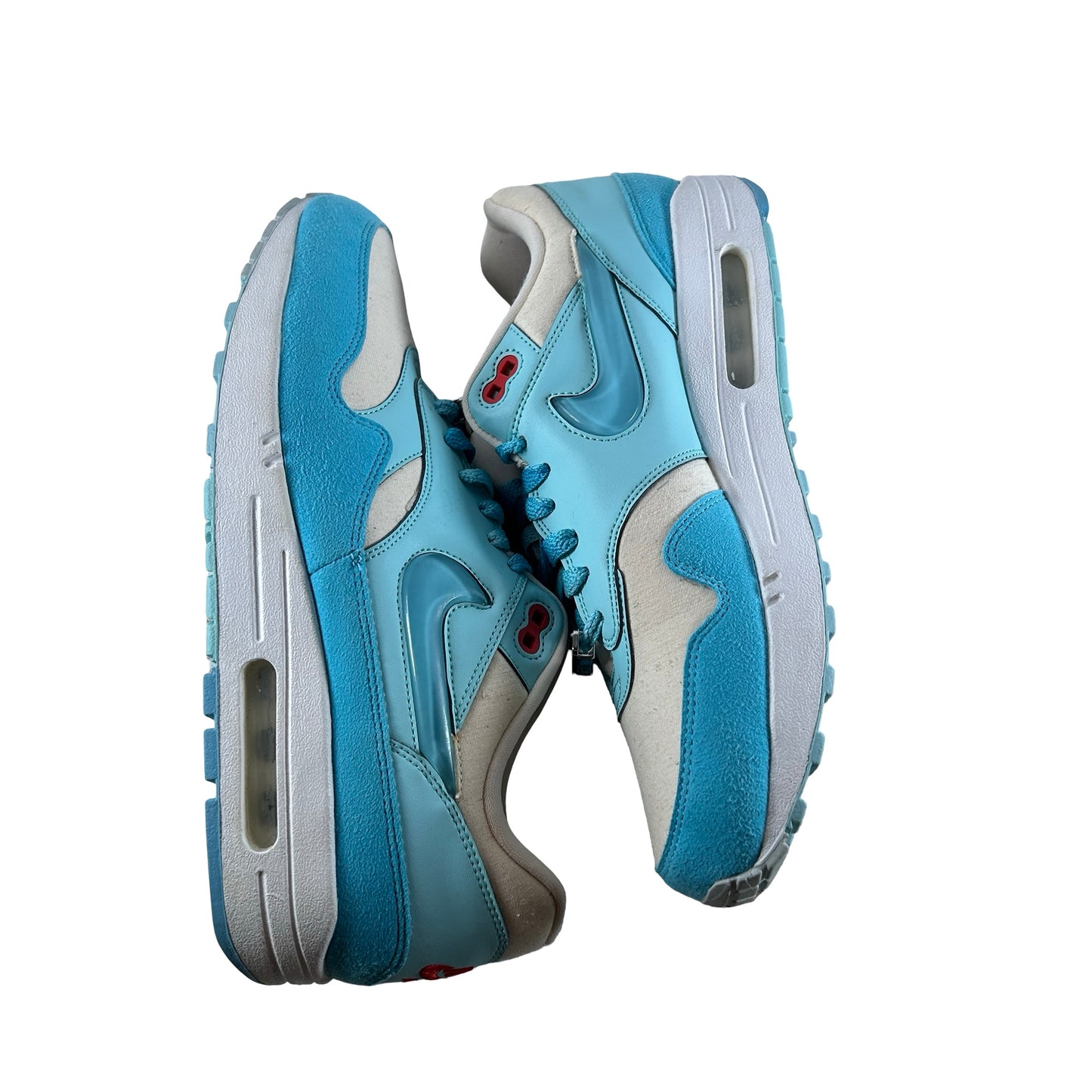 FD6955 400 Nike Air Max 1 Puerto Rico Blue Gale [USED] - 9.5 M (Used)
