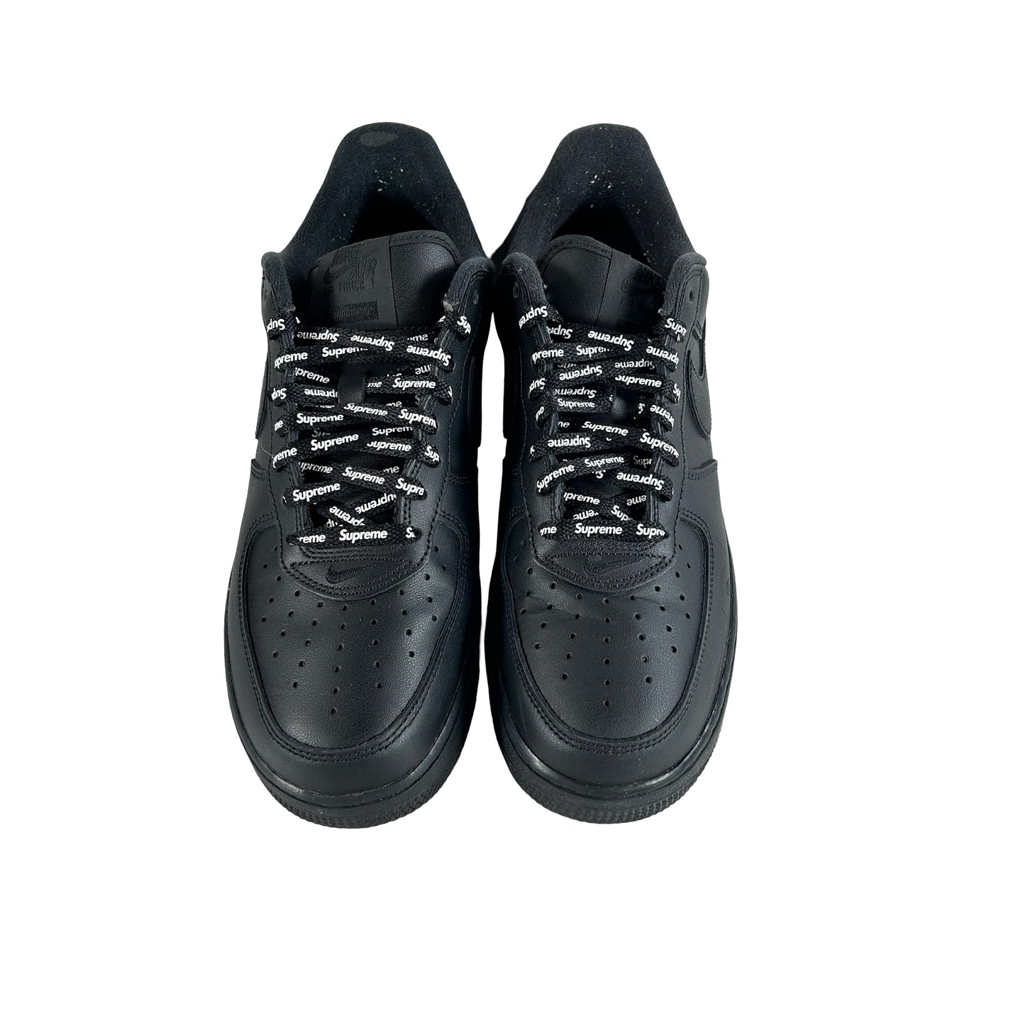 CU9225 001 Air Force 1 Low Supreme Black [USED] - 9 M (Used3)