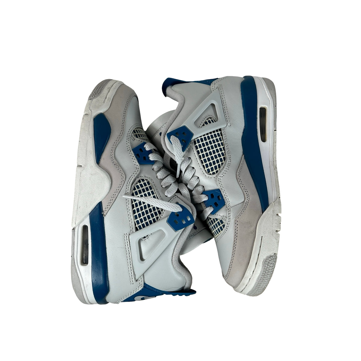 HF4281 141 Jordan 4 Retro Military Blue (2024) (GS) [USED] - 4 Y (Used)