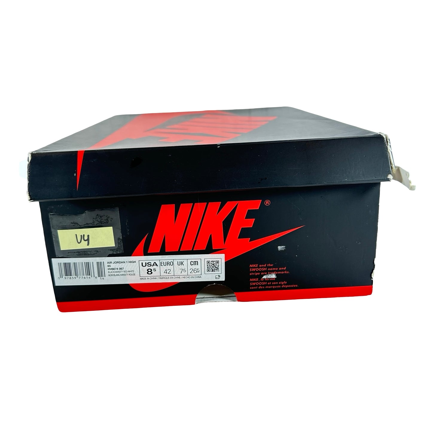 HV6674 067 Jordan 1 Retro High '85 OG Bred (2025) [USED] - 8.5 M (Used4)