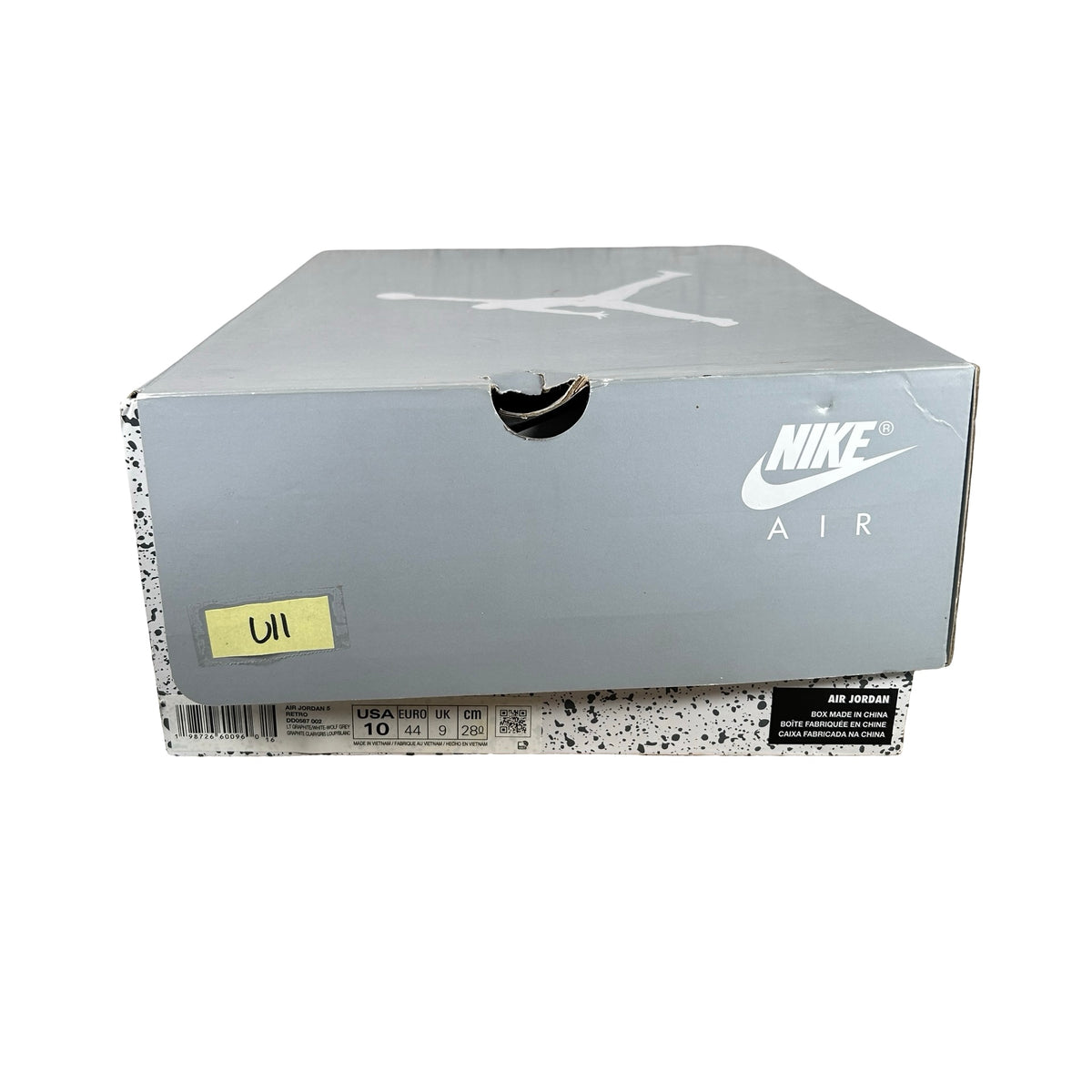 DD0587 002 Jordan 5 Retro Wolf Grey (2026) [USED] - 10 M (Used11)