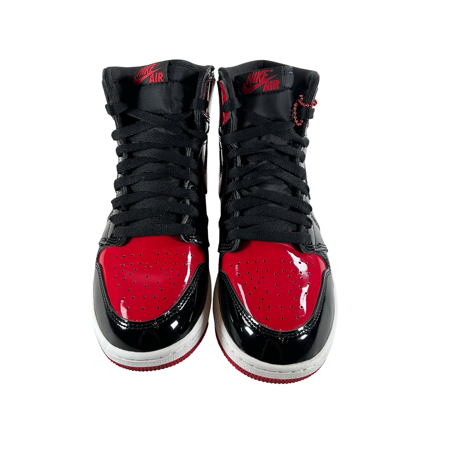 575441 063 Jordan 1 Retro High OG Patent Bred (GS) [USED] - 7 Y (Used2)