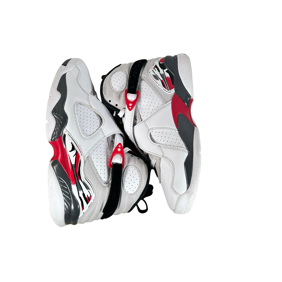 305381 100 Jordan 8 Retro White True Red (2025) [USED] - 7.5 M (Used)