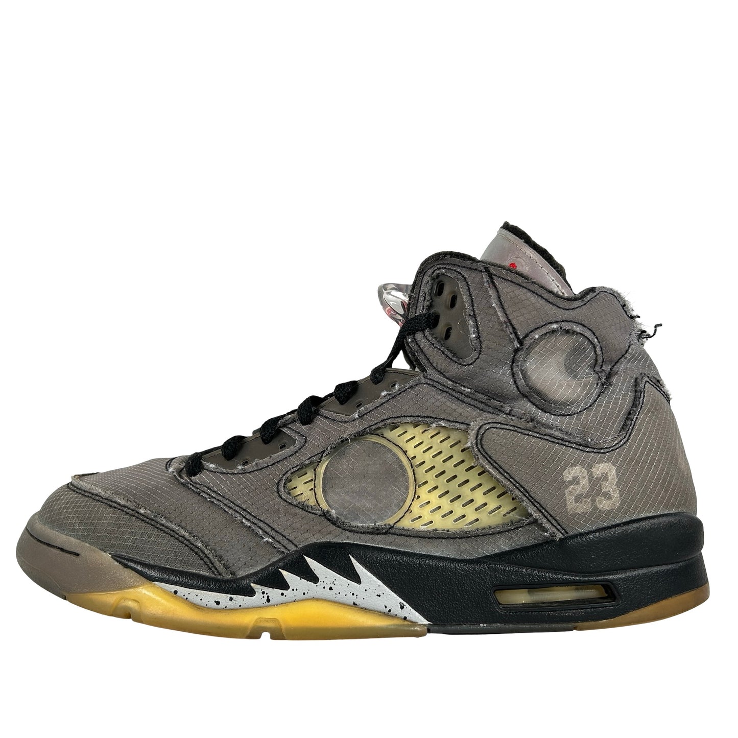CT8480 001 Jordan 5 Blanco roto Negro