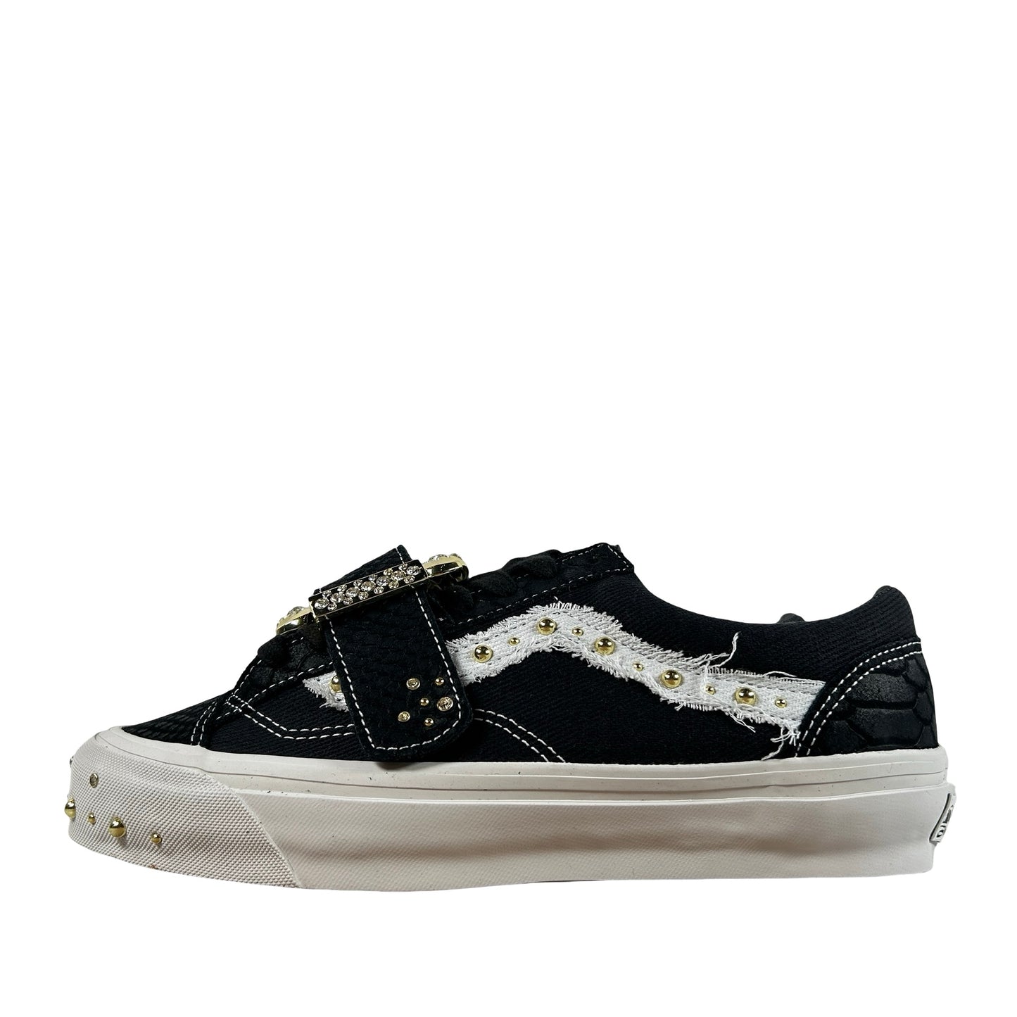 VN000ZAZHAB Vans Premium Old Skool 36 Metagirl Buckle Black White