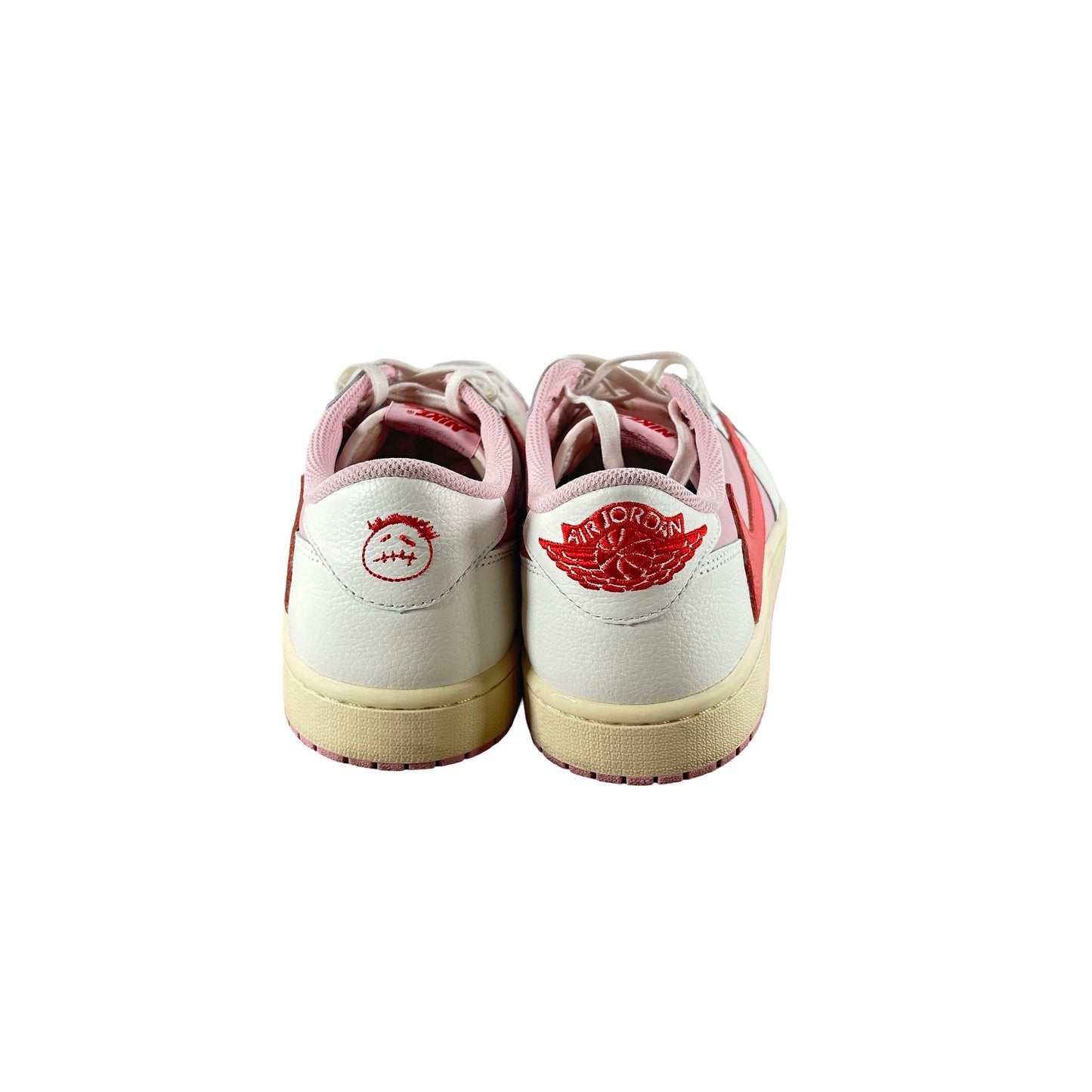 IQ7604 101 Jordan 1 Retro Low OG SP Travis Scott Sail Tropical Pink [USED] - 9.5 M (Used3)