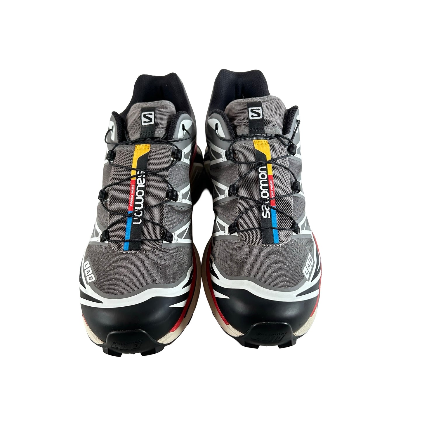 L4729320035 Salomon XT-6 Pewter Aurora Red [USED] - 11.5 M (Used)