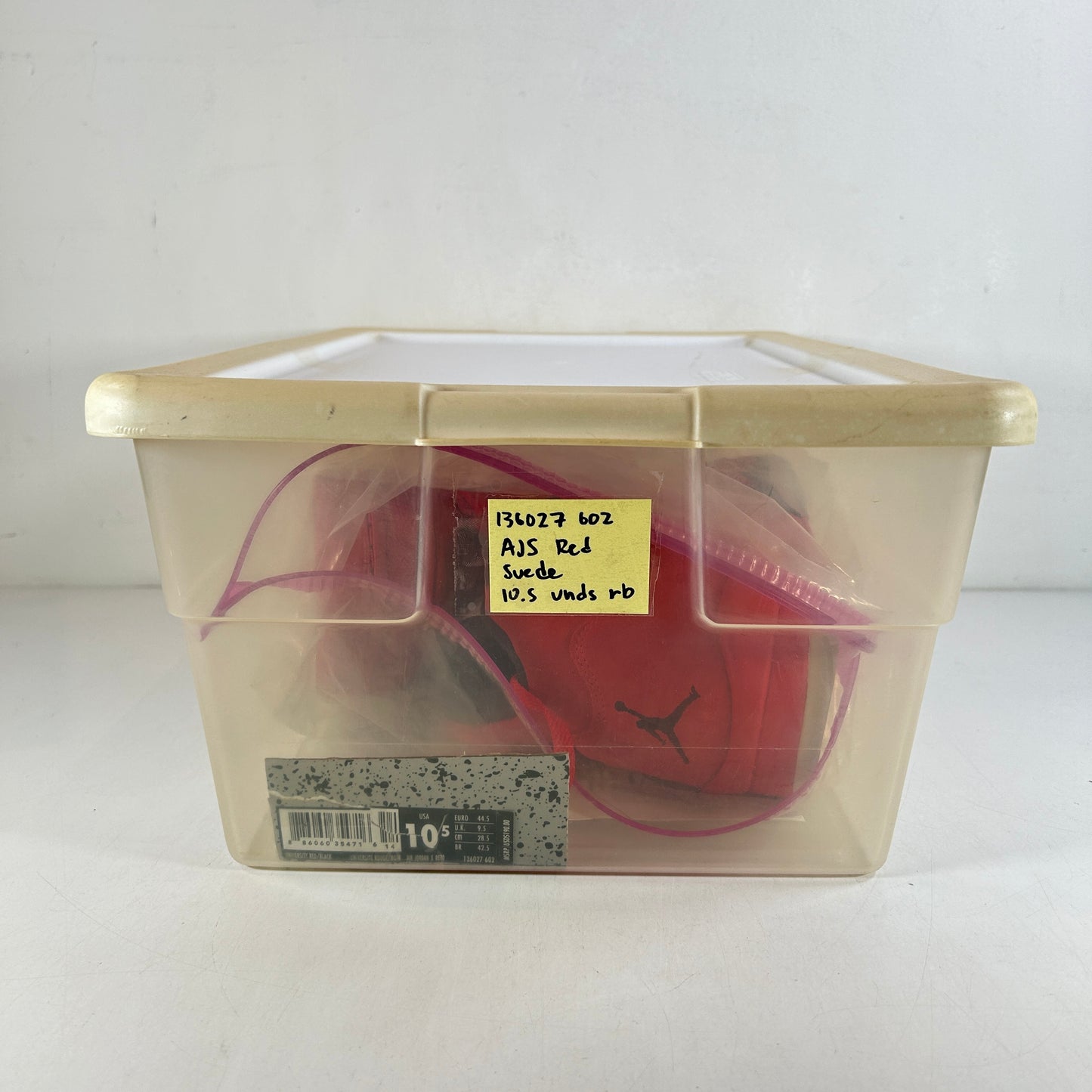 136027 602 Jordan 5 Retro Red Suede [USED] - 10.5 M (VNDS) (Replace Box)