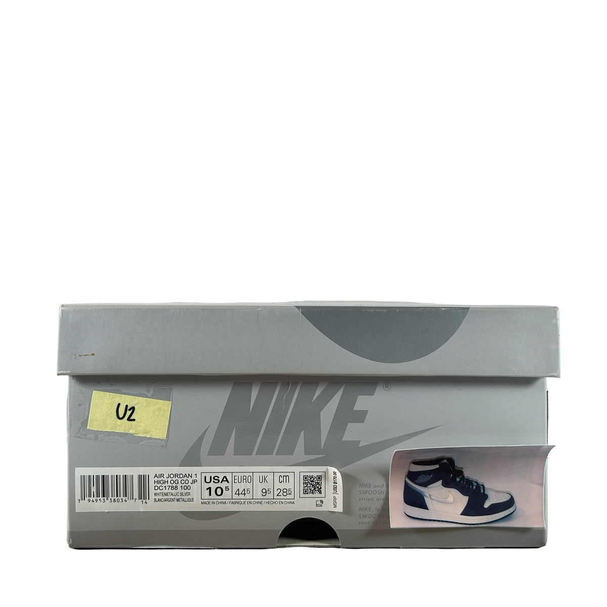 DC1788 100 Jordan 1 Co.JP Midnight Navy 2020 [USED] - 10.5 M (Used2)