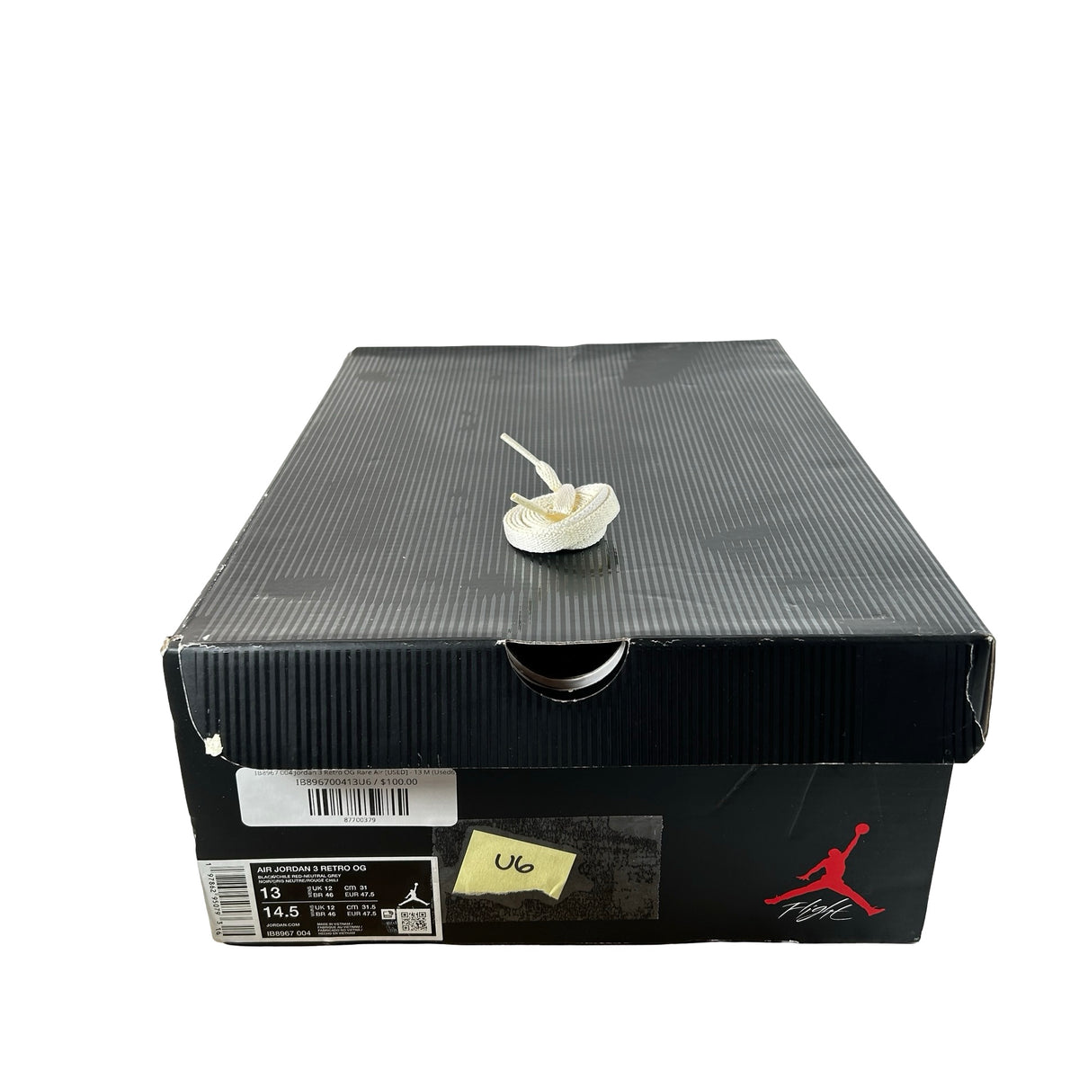 IB8967 004 Jordan 3 Retro OG Rare Air [USED] - 13 M (Used6)