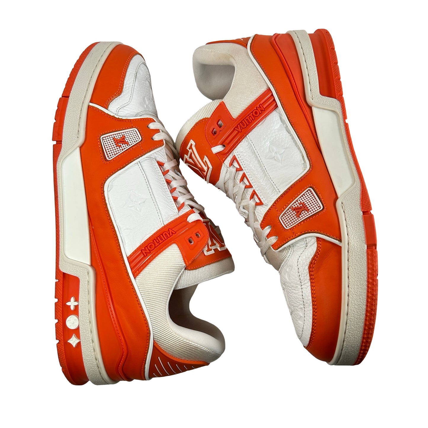 1A811P / 1A811N Louis Vuitton LV Trainer Orange [USED] - LV 10 (US 11) (Used)