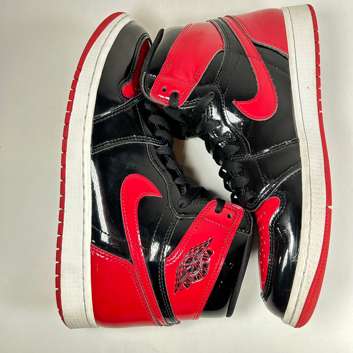 555088 063 Jordan 1 Retro High OG Patent Bred [USED] - 10 M (Used2)