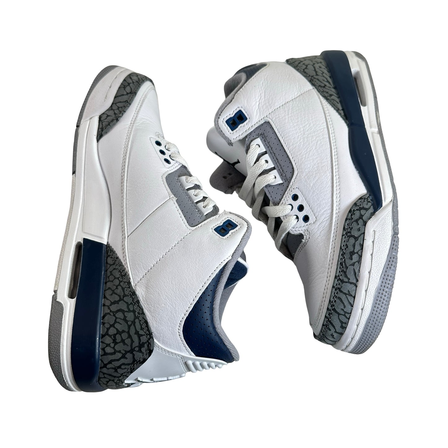 DM0967 140 Jordan 3 Retro Midnight Navy (GS) [USED] - 6.5 Y (Used)