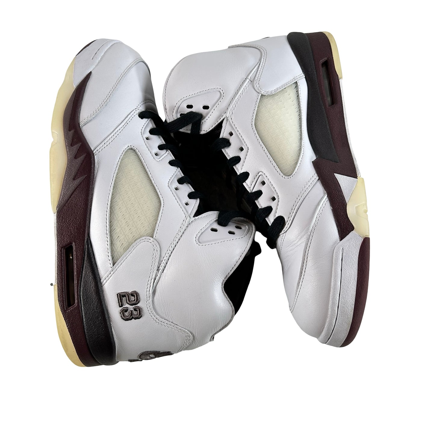 IB1528 100 A Ma Maniére Retro Air Jordan 5 Violet Ore Burgundy Crush (USED) - 12 M (Used)