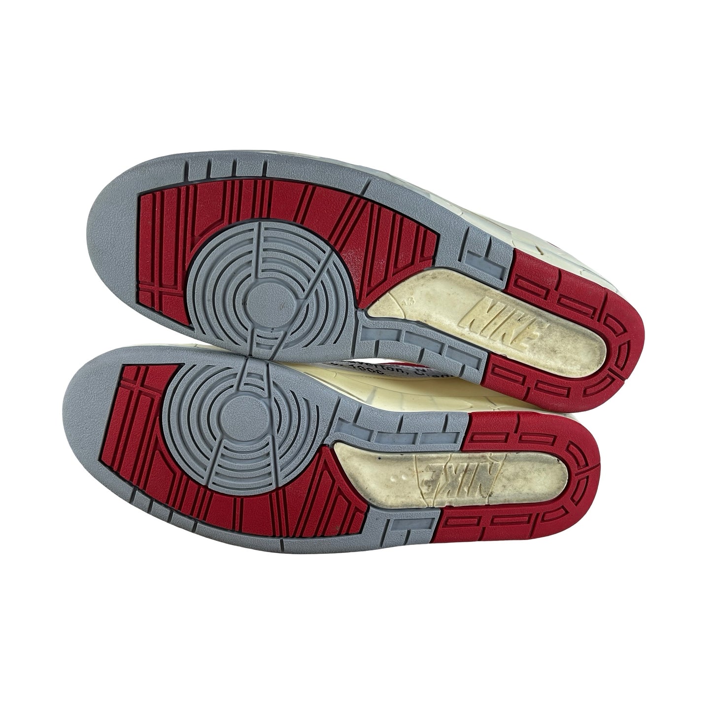 DJ4375 106 Jordan 2 Retro Low SP Off-White White Red [USED] - 13 M (Used)