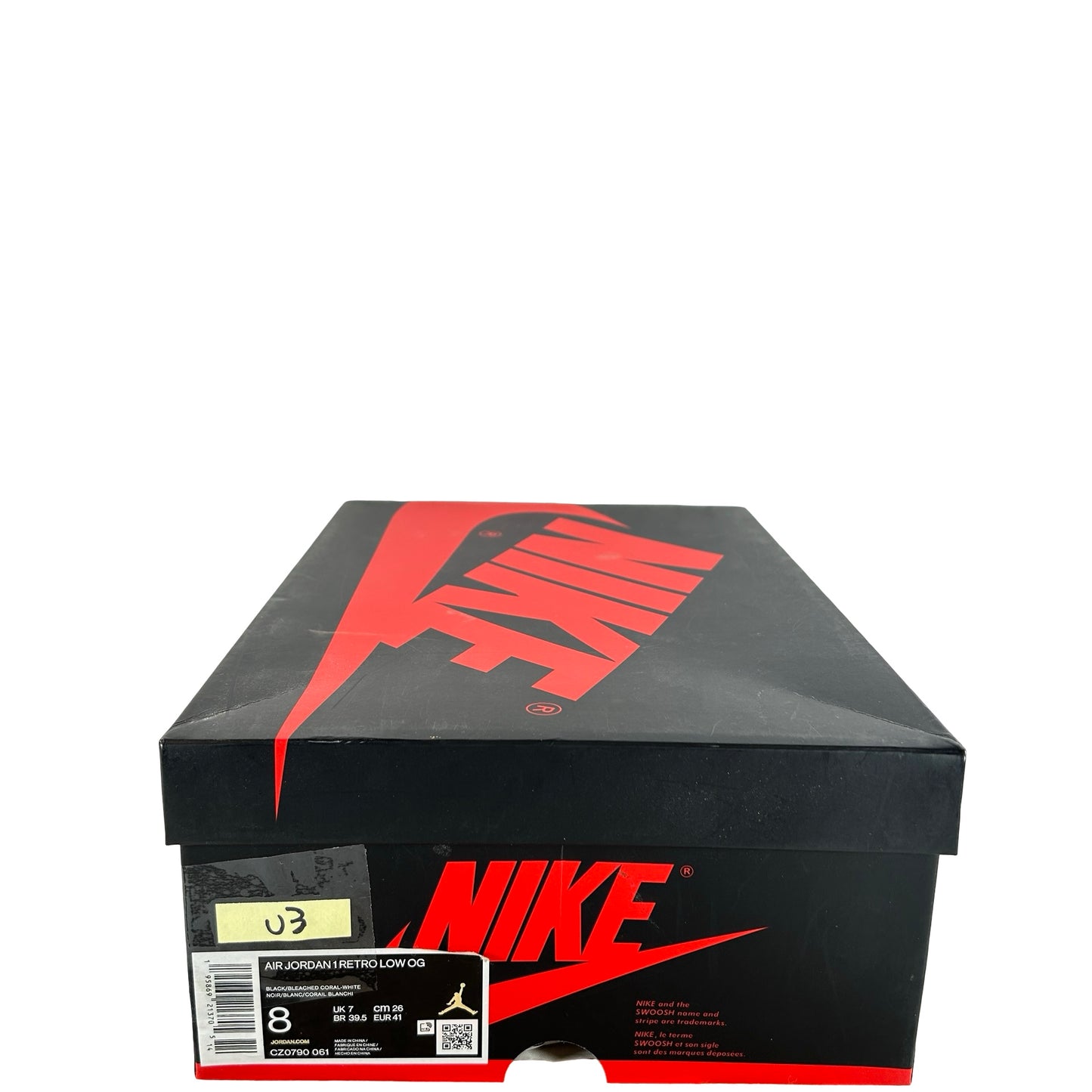 CZ0790 061 Jordan 1 Low OG Bleached Coral [USED] - 8 M (Used3)