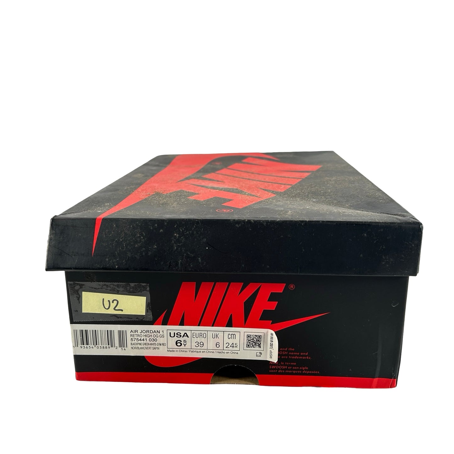 575441 030 Jordan 1 Retro High Pine Green Black (GS) [USED] - 6.5 Y (Used2)