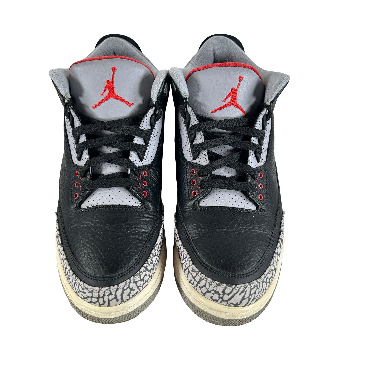 854262 001 Jordan 3 Black Cement 2018 [USED] - 12 M (Used4)