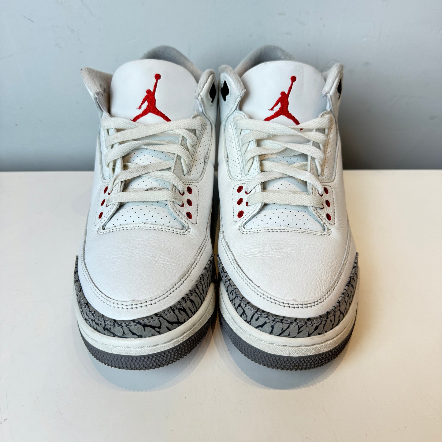 DN3707 100 Jordan 3 Retro White Cement Reimagined [USED] - 9.5 M (Used) (No Box)