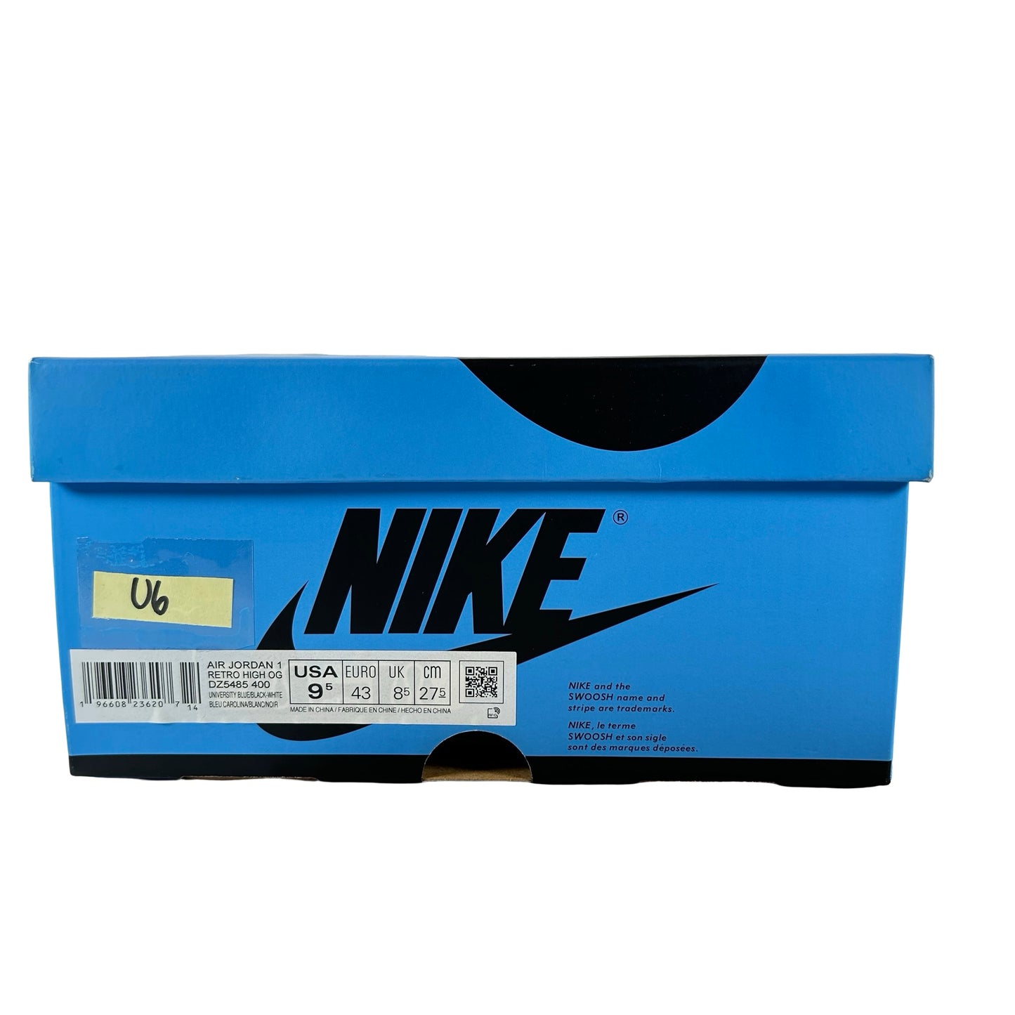 DZ5485 400 Jordan 1 Retro High OG UNC Toe [USED] - 9.5 M (Used6)