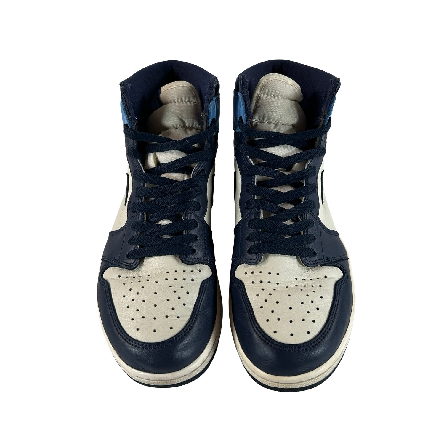 555088 140 Jordan 1 Retro High Obsidian [USED] - 10 M (Used) (No Box)