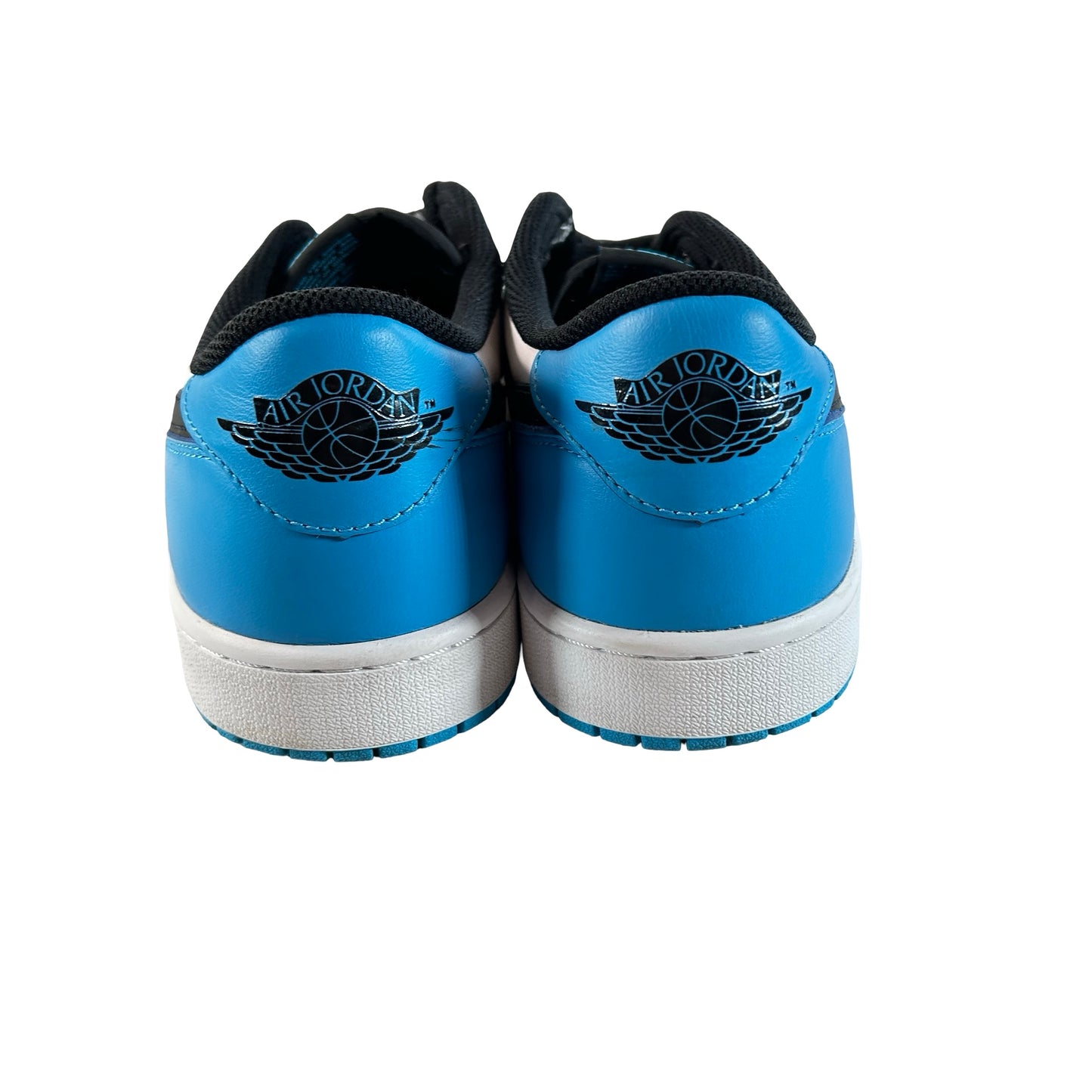 CZ0790 104 Jordan 1 Retro Low OG Black Dark Powder Blue [USED] - 12 M (Used) (No Box)