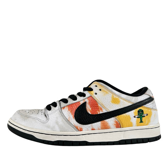 BQ6832 101 Nike SB Dunk Low Raygun Tie-Dye White [USED] - 10.5 M (Used)
