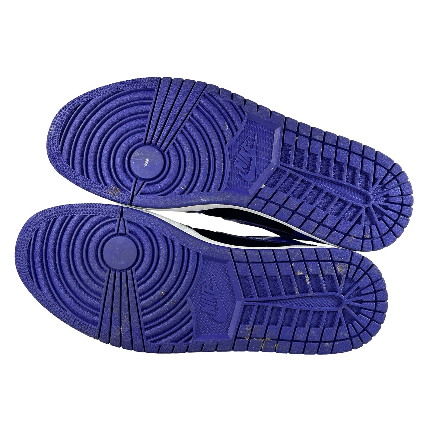 554724 051 Jordan 1 Mid Black Dark Concord [USED] - 12 M (VNDS)