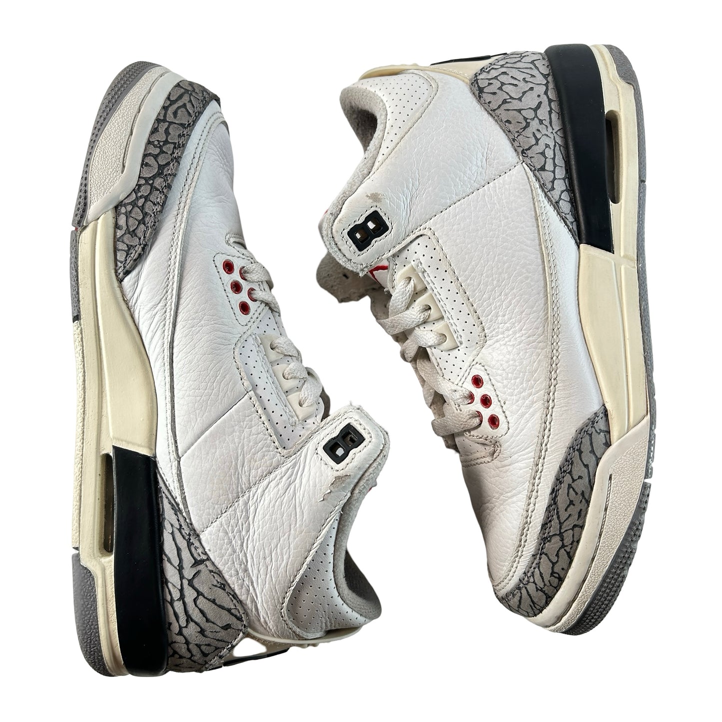 DM0967 100 Jordan 3 Retro White Cement Reimagined (GS) [USED] - 6 Y (Used4)