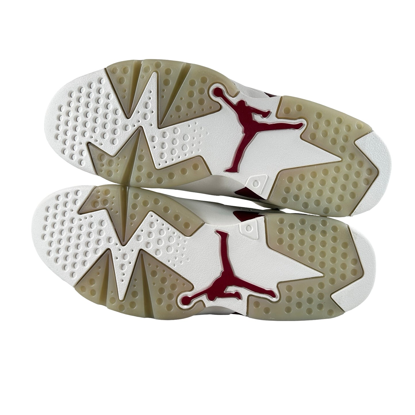 384664 116 Jordan 6 Maroon [CONDITIONAL] - 10.5 M (Yellowing)