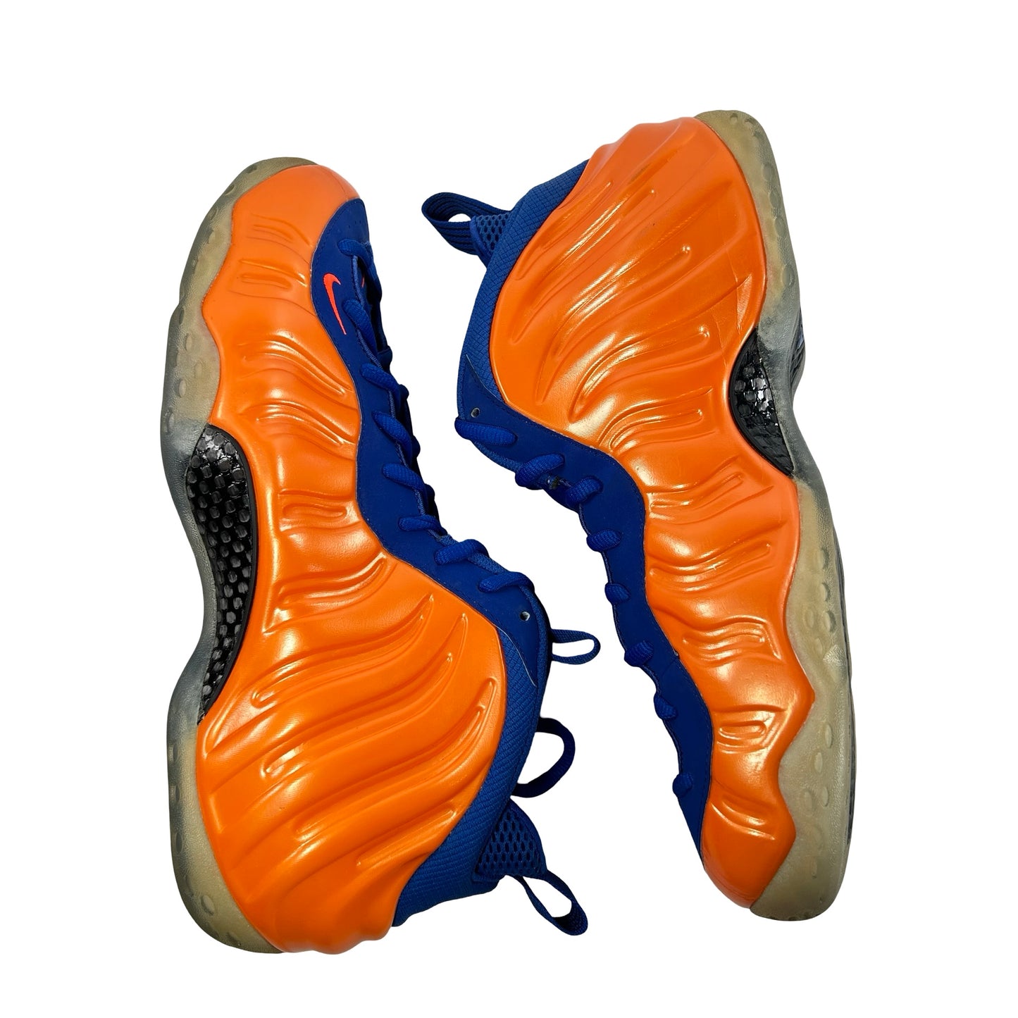 314996 801 Nike Air Foamposite One Knicks [USED] - 14 M (Used) (No Insoles)