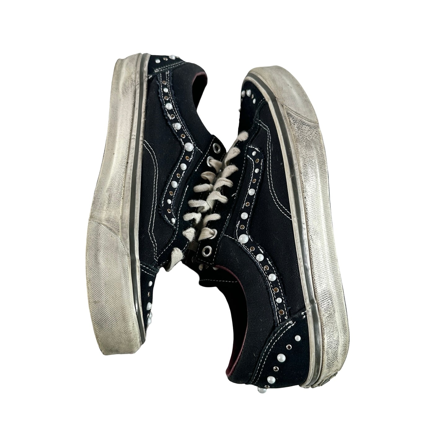 VN000S52BLK Vans OTW Old Skool 36 Pearlized Pack Black [USED] - 10 M (Used) (No Box)