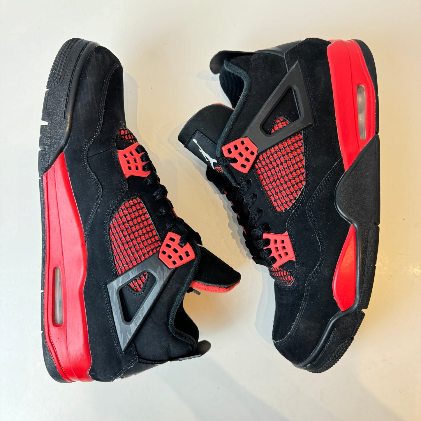 CT8527 016 Jordan 4 Retro Red Thunder [USED] - 13 M (Used) (No Box)