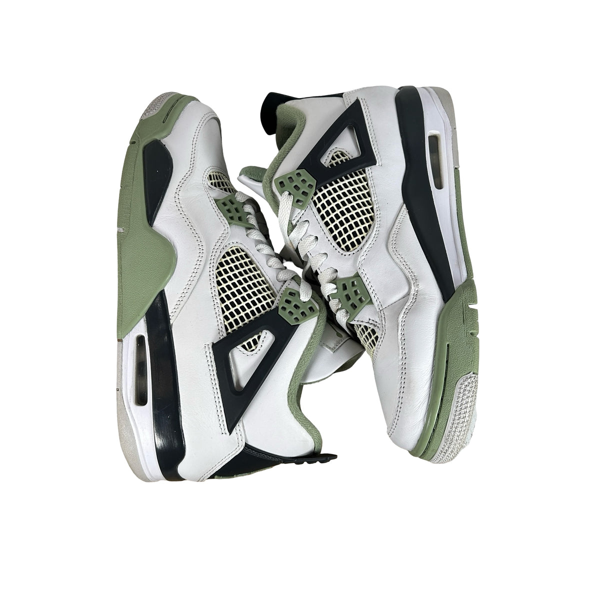 AQ9129 103 Jordan 4 Retro Seafoam (W) [USED] - 8.5 W (Used) (No Box)