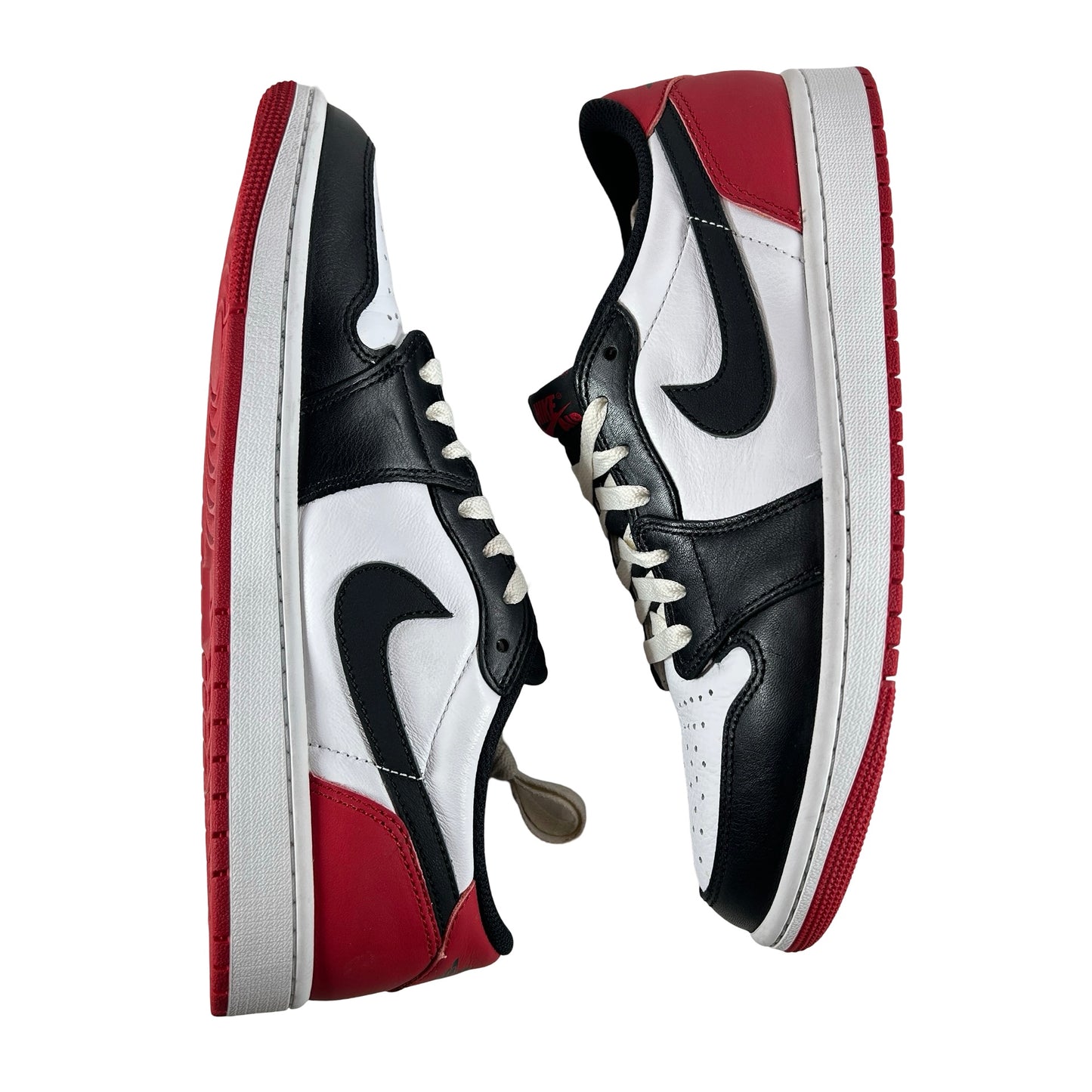 CZ0790 106  Jordan 1 Retro Low OG Black Toe (2023) [USED] - 10.5 M (Used) (Replace Box)