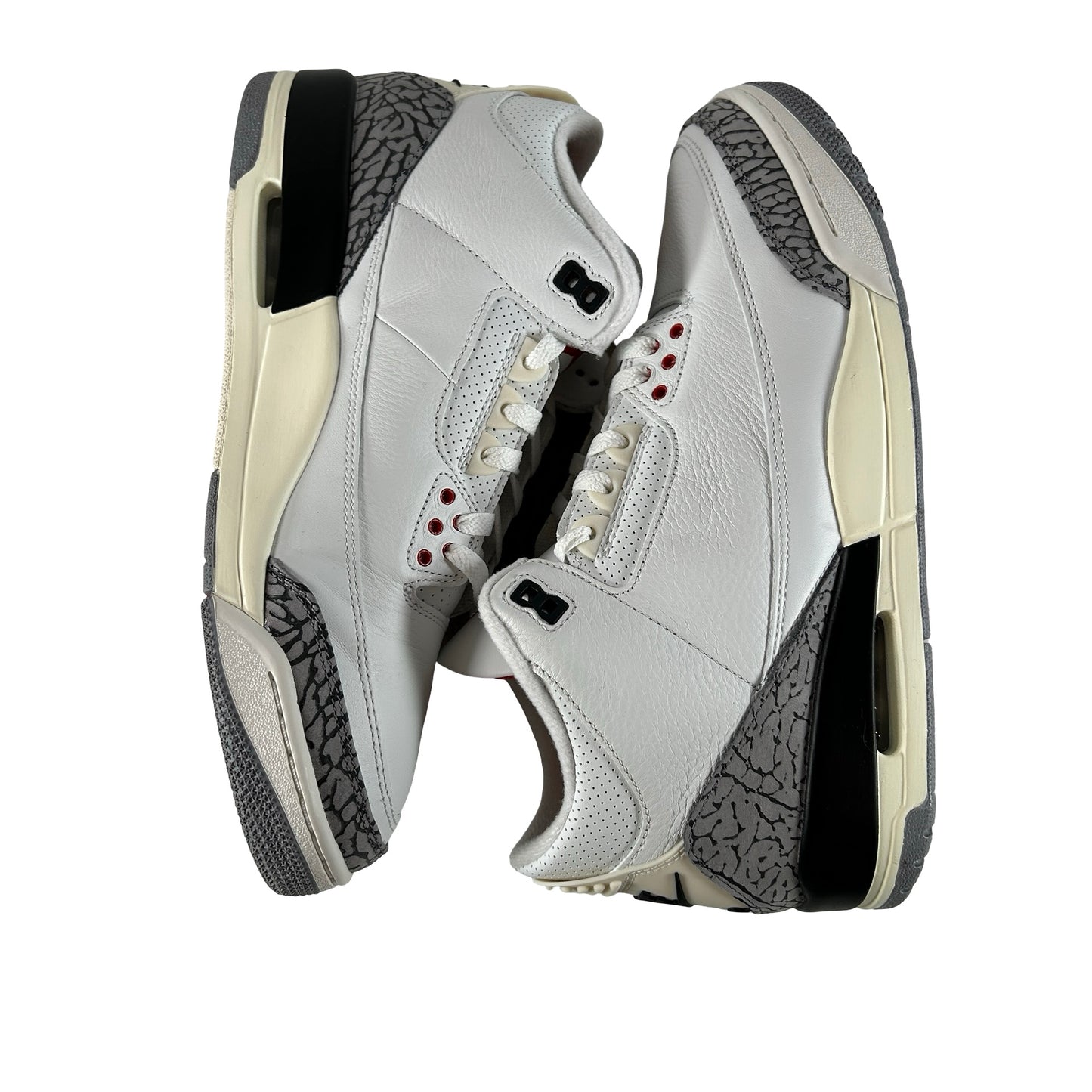 DN3707 100 Jordan 3 Retro White Cement Reimagined [USED] - 11 M (Used21)
