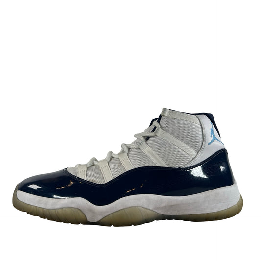 378037 123 Jordan 11 Retro UNC Win Like 82 [USED] - 14 M (Used)