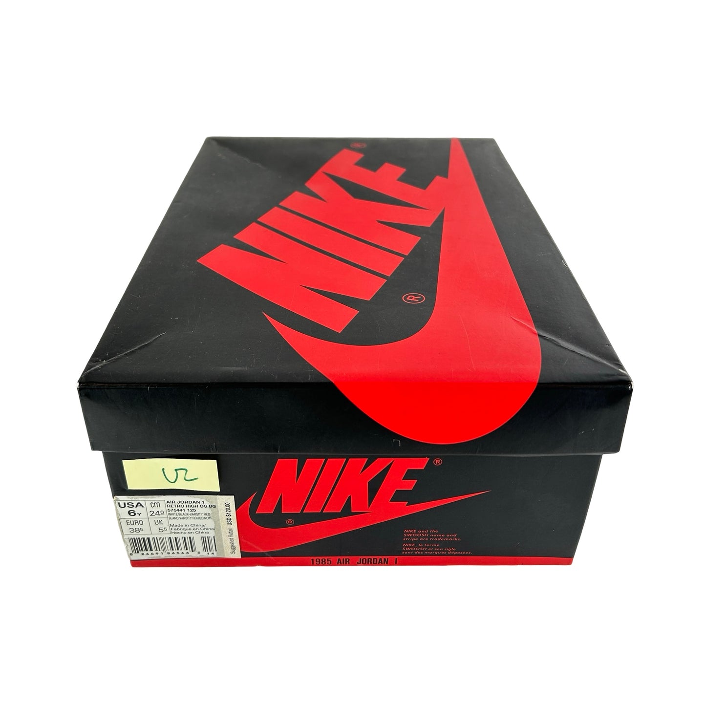 575441 125 Jordan 1 Retro Black Toe (2016) (GS) [USED] - 6 Y (Used2)