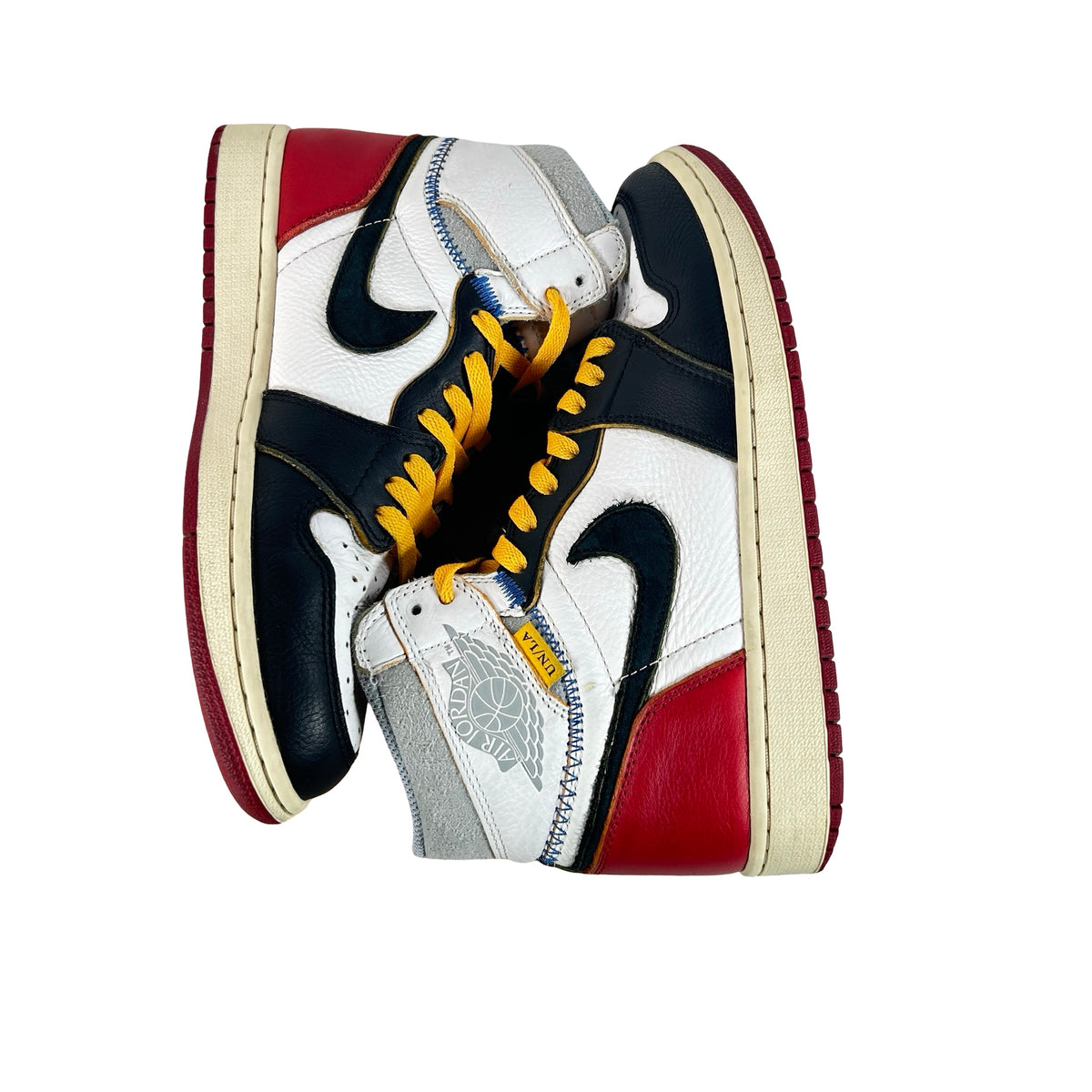 BV1300 106 Jordan 1 Union Black Toe [USED] - 9 M (Used)