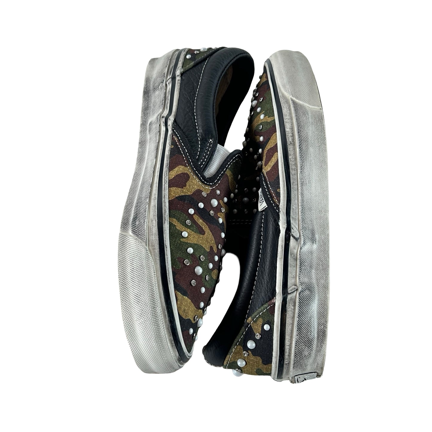 VN000D9PCAK Vans LX Classic Slip-On 98 Pearlized Pack Camo Black [USED] - 8 M (Used)