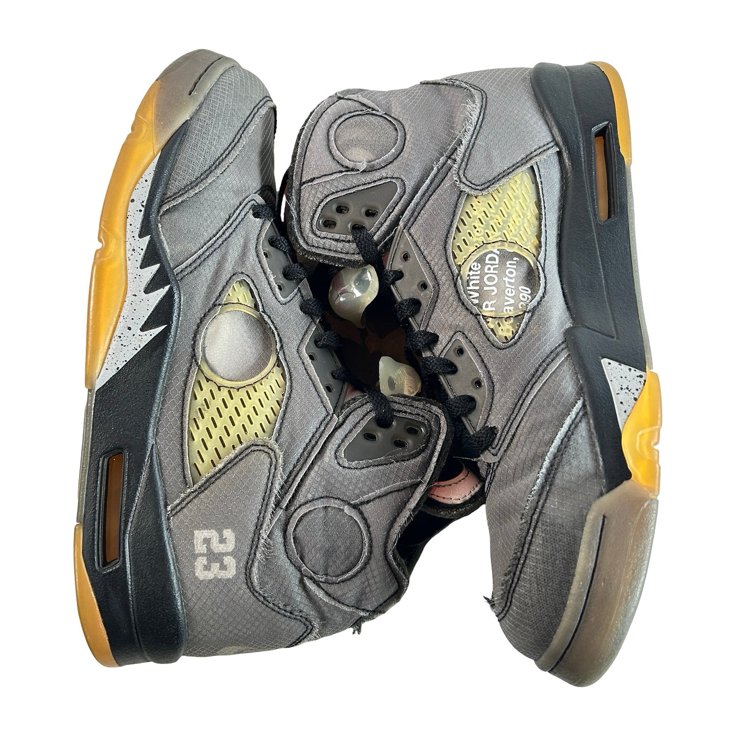 CT8480 001 Jordan 5 Off-White Black [USED] - 10.5 M (Used9)